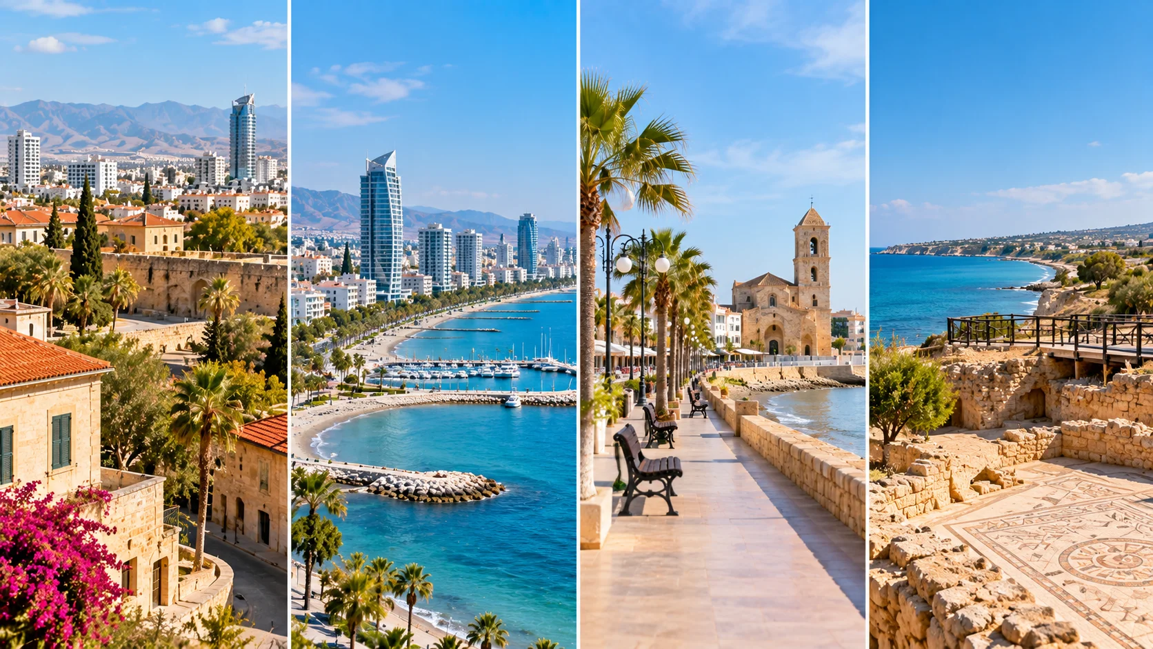 Choosing Between Nicosia, Limassol, Larnaca and Paphos When Relocating